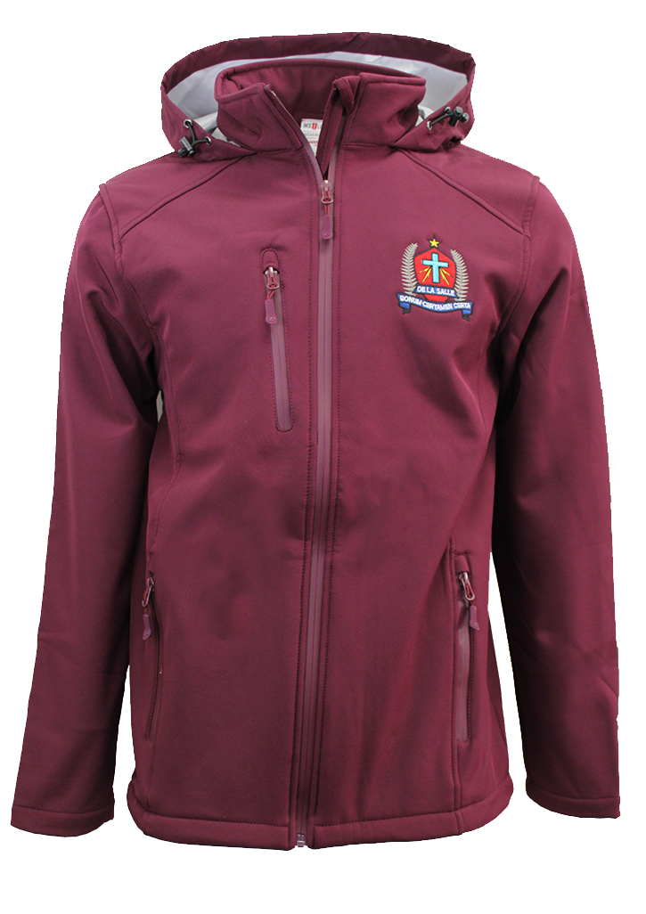 De La Salle School Softshell Jacket Maroon