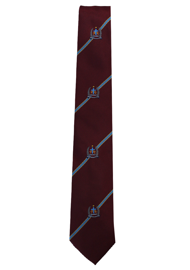 De La Salle College Junior Tie Maroon 1SZ